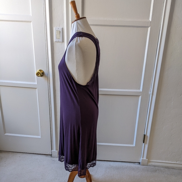 Dreamgirl purple lace whimsygoth nightgown size large - Picture 2 of 8